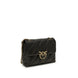 PINKO Bicolor Calf Leather Bos Taurus Shoulder Bag