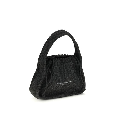 Τσάντα χειρός Alexander Wang από μαύρο πολυεστέρα