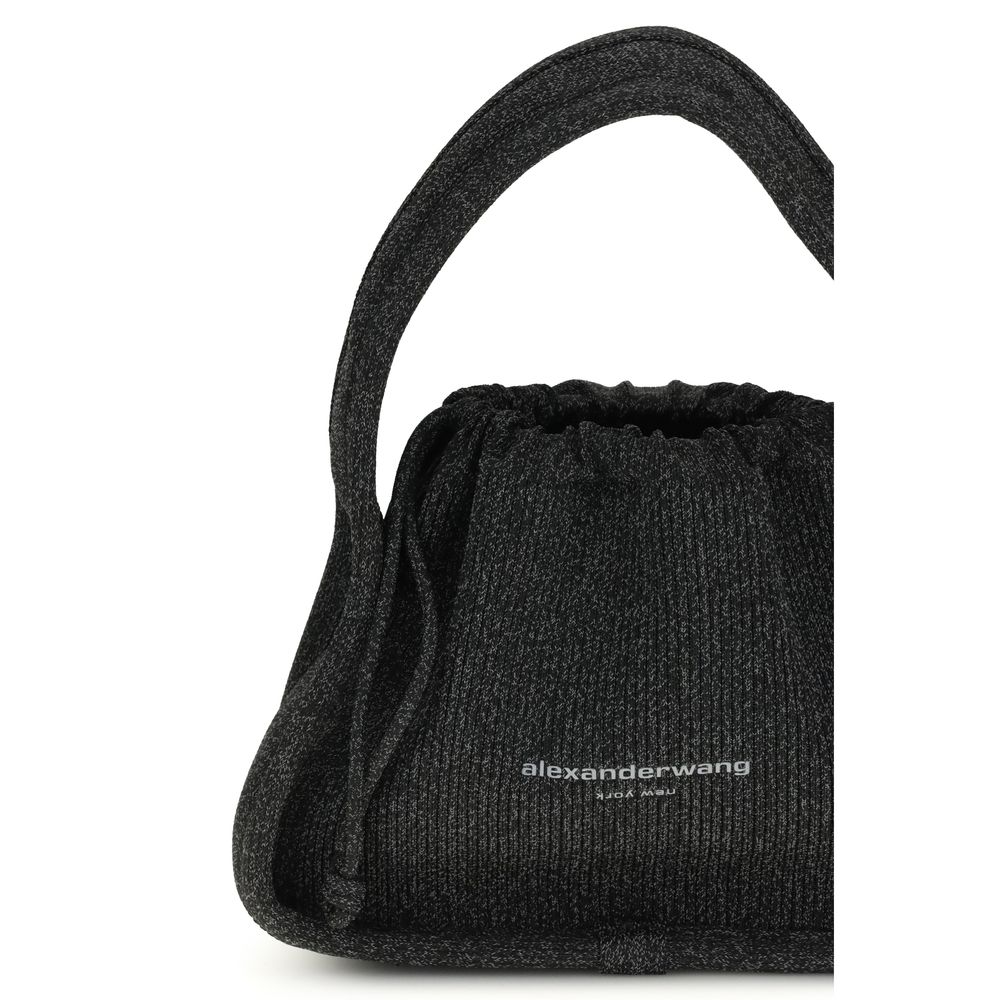 Τσάντα χειρός Alexander Wang από μαύρο πολυεστέρα