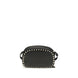 Valentino Garavani Black Calf Leather Bos Taurus Shoulder Bag