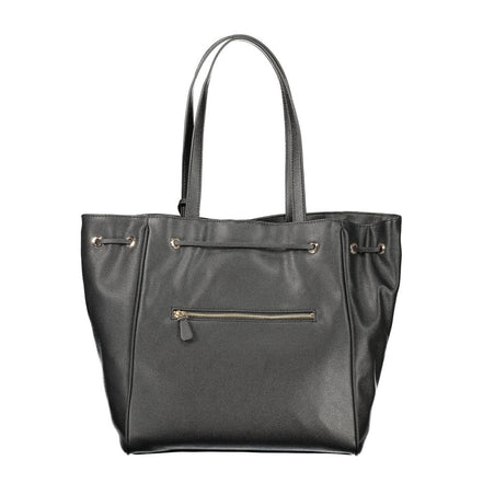 Guess Jeans Nero Poliuretano Women Handbag