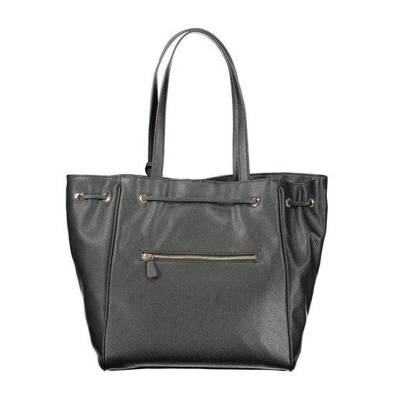Guess Jeans Nero Poliuretano Women Handbag
