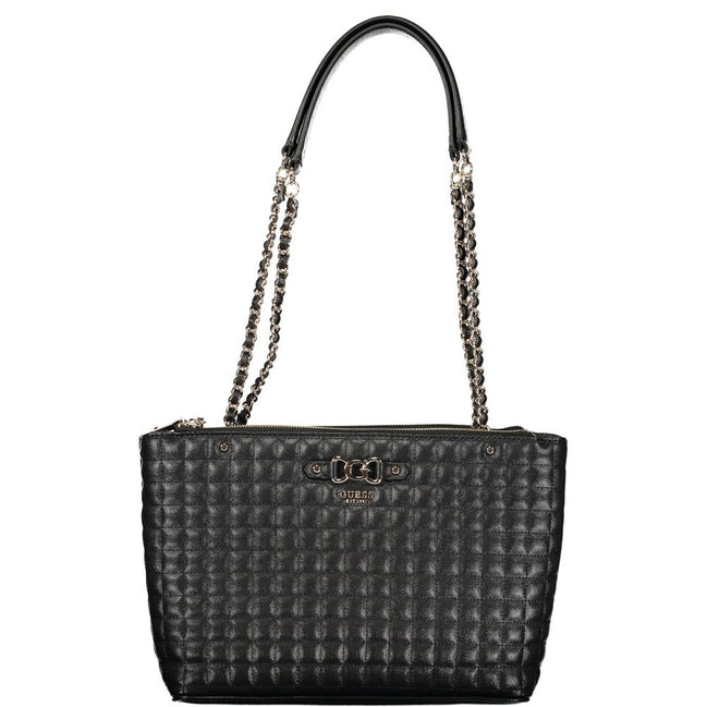 Γυναικεία Τσάντα Guess Jeans Nero Πολυουρεθάνη