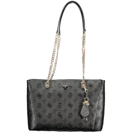 Γυναικεία Τσάντα Guess Jeans Nero Πολυουρεθάνη