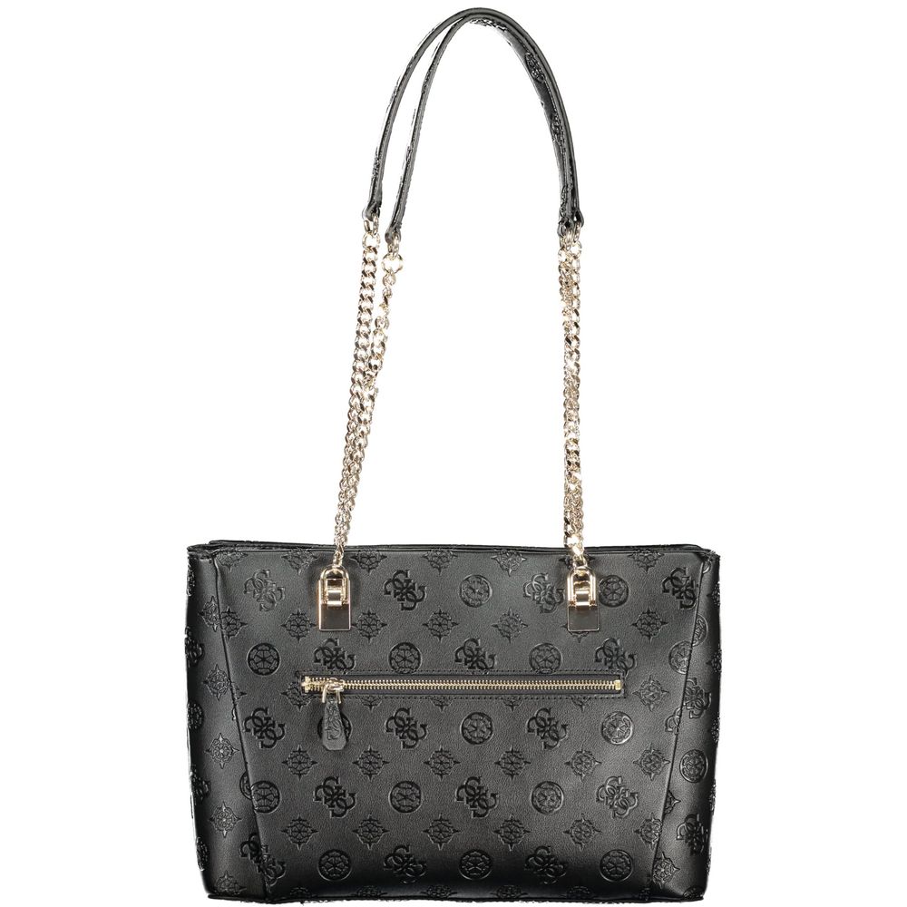 Γυναικεία Τσάντα Guess Jeans Nero Πολυουρεθάνη