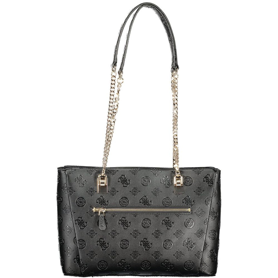 Γυναικεία Τσάντα Guess Jeans Nero Πολυουρεθάνη