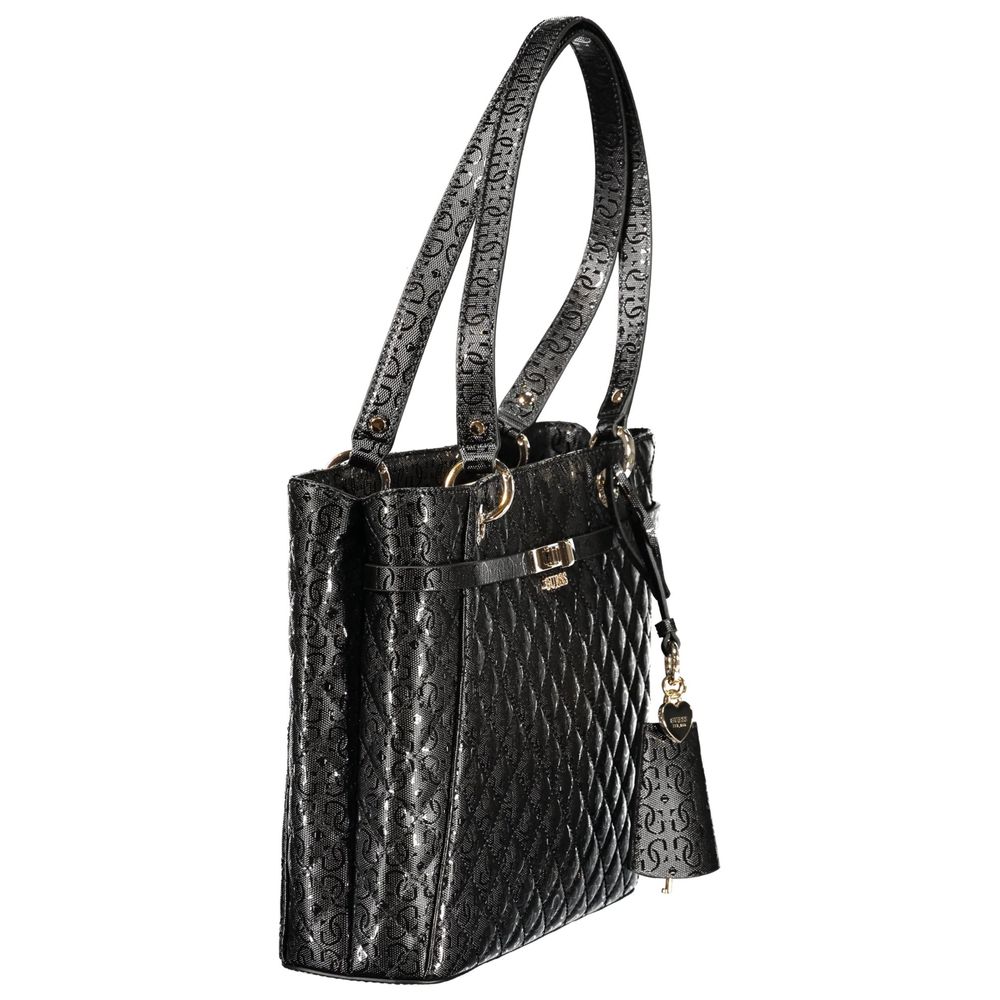 Γυναικεία τσάντα Guess από μαύρη πολυουρεθάνη
