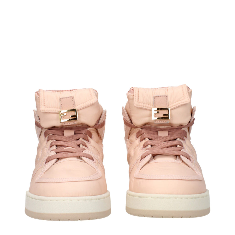 Ψηλά Sneakers Fendi από ροζ νάιλον