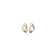 Self-Portrait Gold Brass Earrings