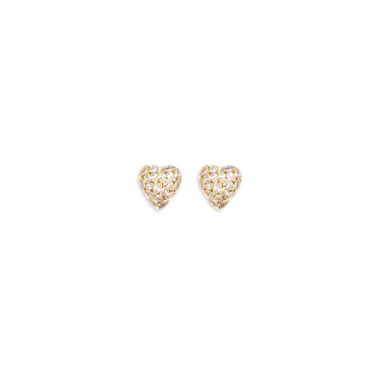 Self-Portrait Gold Brass Earrings