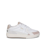 Palm Angels White Calfskin Athletic Sneakers