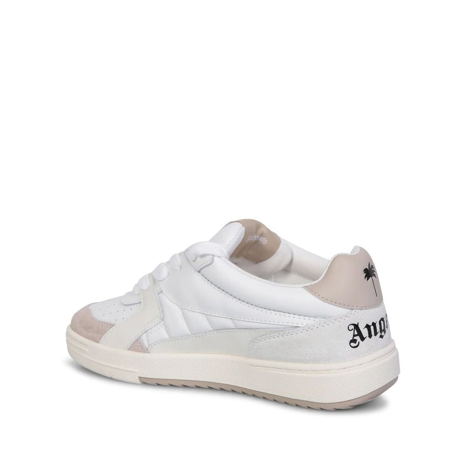 Palm Angels Λευκά Δερμάτινα Sneakers