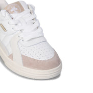 Palm Angels White Calfskin Athletic Sneakers