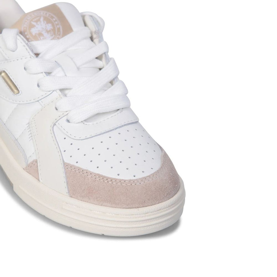 Palm Angels Λευκά Δερμάτινα Sneakers