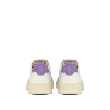 Autry White Leather Low Top Sneakers