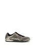 Gucci Black Calf Leather Bos Taurus Low Top Sneakers