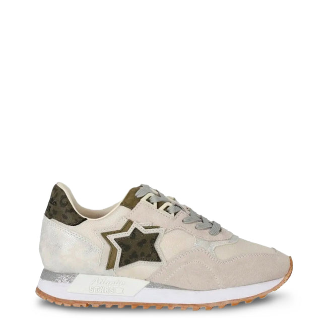 Atlantic Stars Brown Suede Leather Athletic Sneakers