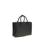 MCM Black Calf Leather Bos Taurus Handbag