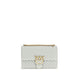 PINKO Gray Calf Leather Bos Taurus Shoulder Bag