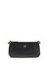 PINKO Black Calf Leather Bos Taurus Shoulder Bag