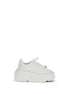 Λευκά Δερμάτινα Sneakers Πλατφόρμες Casadei από Δέρμα Μόσχου (Bos Taurus)