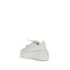 Λευκά Δερμάτινα Sneakers Πλατφόρμες Casadei από Δέρμα Μόσχου (Bos Taurus)