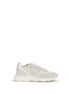 PINKO White Calf Leather Bos Taurus Athletic Sneakers