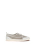 Carel Paris Beige Cotton Low Top Sneakers