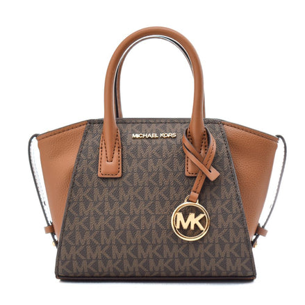 Καφέ Υφασμάτινη Τσάντα Χειρός Michael Kors