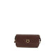 PINKO Brown Calf Leather Bos Taurus Shoulder Bag