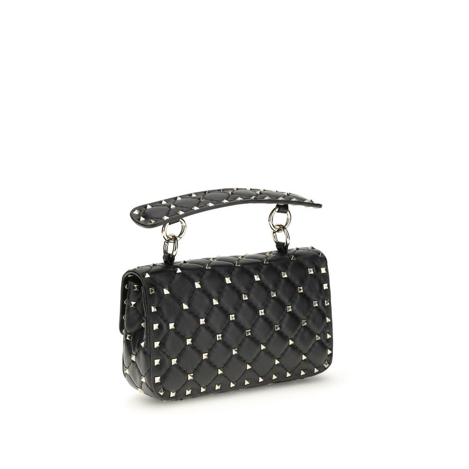 Valentino Garavani Black Lamb Ovis Aries Aries Handbag