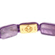 Nialaya CZ Amethyst 18K Gold 925 Bracelet