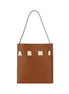Marni Brown Calf Leather Bos Taurus Shoulder Bag
