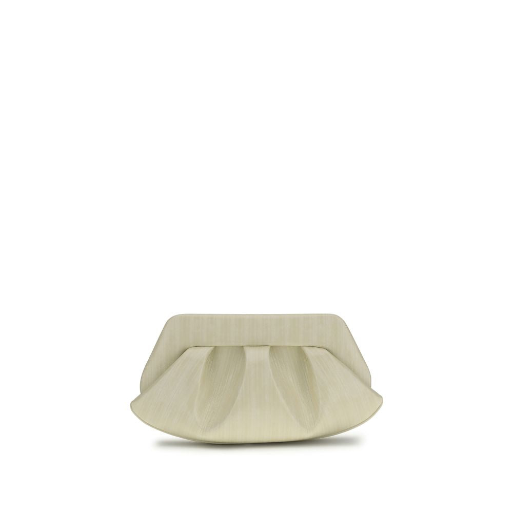 THEMOIRè Λευκή Τσάντα Clutch από Πολυαιθυλένιο