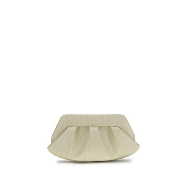 THEMOIRè Λευκή Τσάντα Clutch από Πολυαιθυλένιο