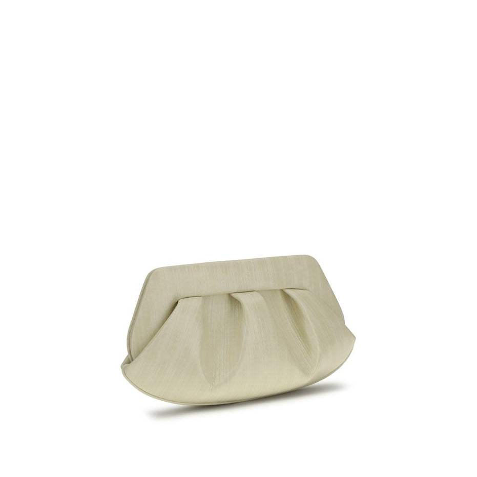 THEMOIRè Λευκή Τσάντα Clutch από Πολυαιθυλένιο