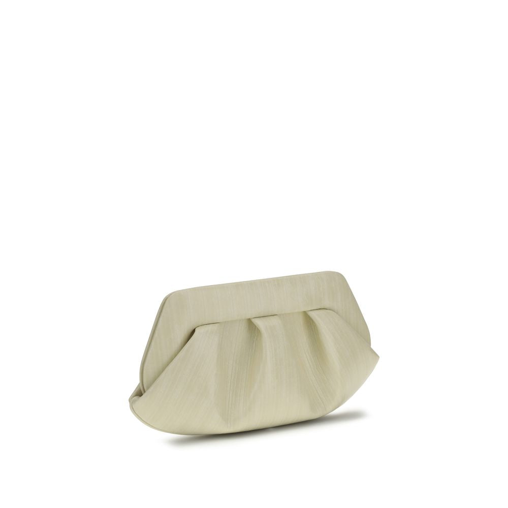 THEMOIRè Λευκή Τσάντα Clutch από Πολυαιθυλένιο