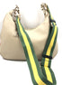 Gucci Aria Calfskin Web Large Attache Shoulder Bag Beige