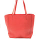 Τσάντα Tote Celine Cabas Phantom από Κόκκινο Φυσικό Δέρμα με Βότσαλο