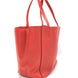 Τσάντα Tote Celine Cabas Phantom από Κόκκινο Φυσικό Δέρμα με Βότσαλο