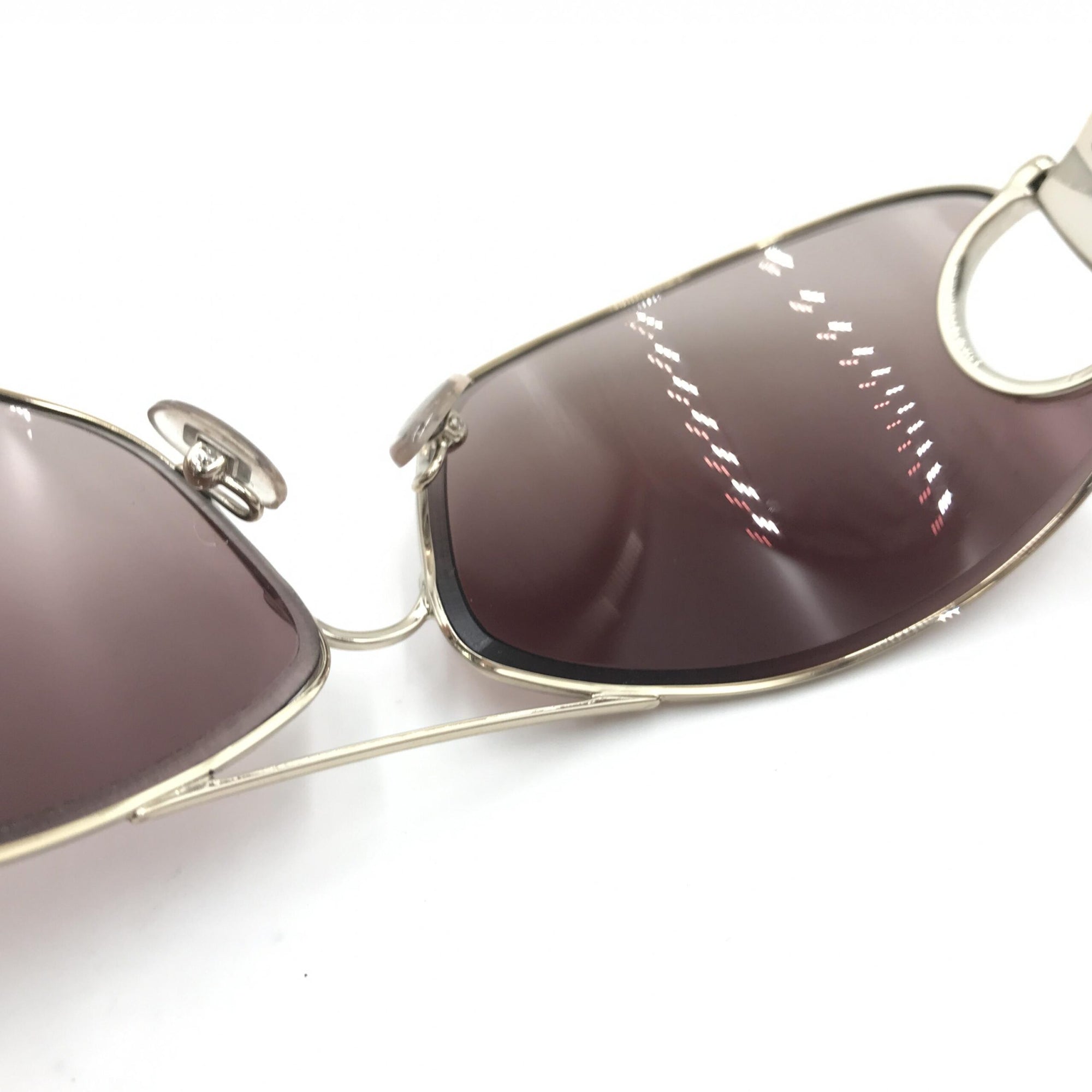 Gucci Aviator Horsebit Sunglasses With Tinted Lenses