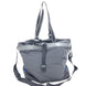Bottega Veneta Black And Blue Nylon Convertible Tote