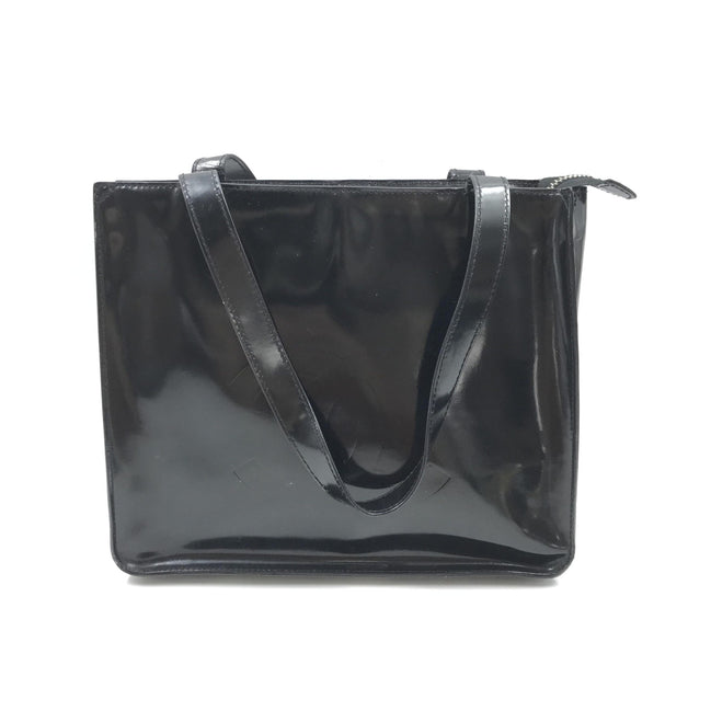 Chanel Μαύρη Λουστρίνι Τσάντα Tote