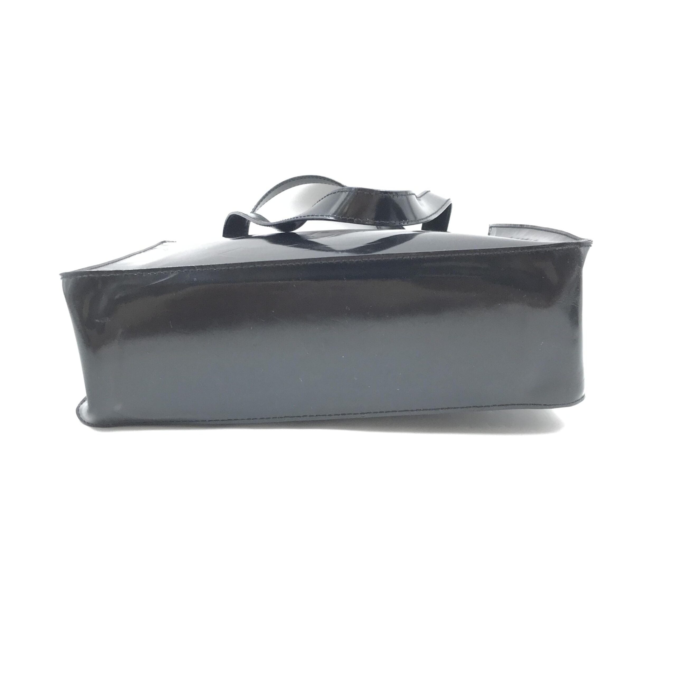 Chanel Μαύρη Λουστρίνι Τσάντα Tote