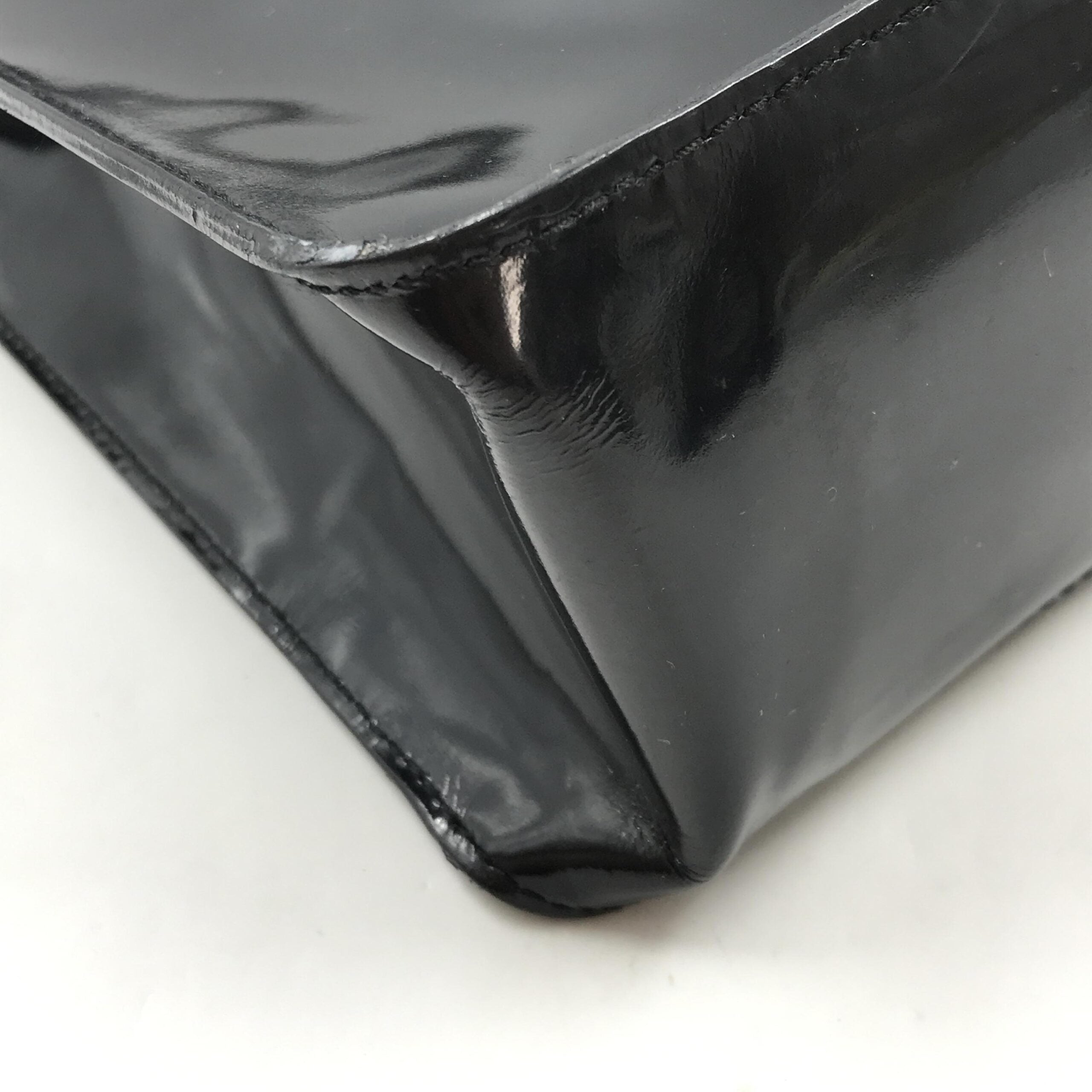 Chanel Μαύρη Λουστρίνι Τσάντα Tote