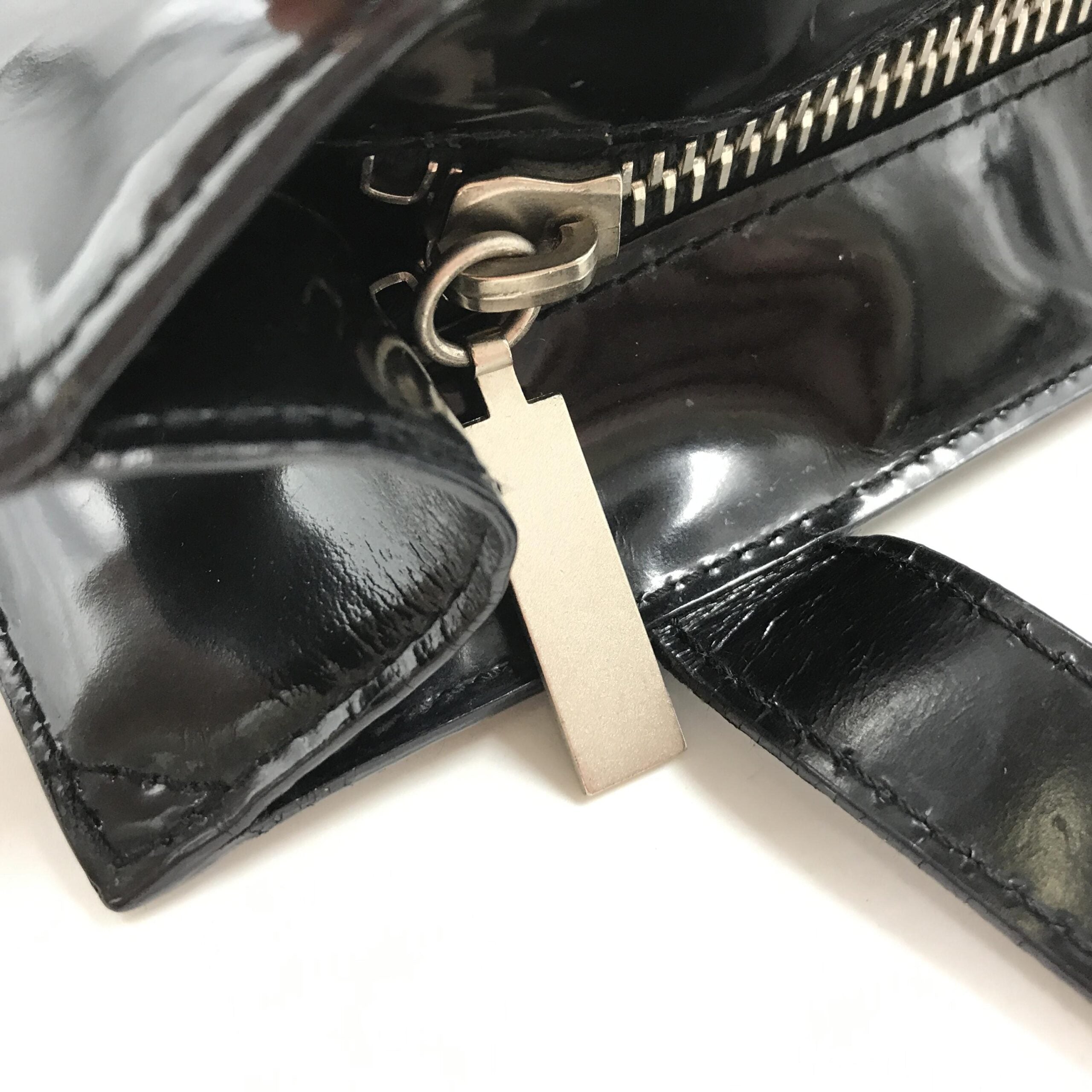 Chanel Μαύρη Λουστρίνι Τσάντα Tote