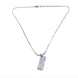 Christian Dior Blue Trotter Pendant Necklace