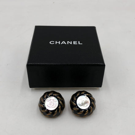 Σκουλαρίκια Chanel CC με κλιπ