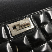Chanel Τσάντα Ώμου Chocolate Bar από Λουστρίνι Δέρμα