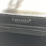 Chanel Τσάντα Ώμου Chocolate Bar από Λουστρίνι Δέρμα